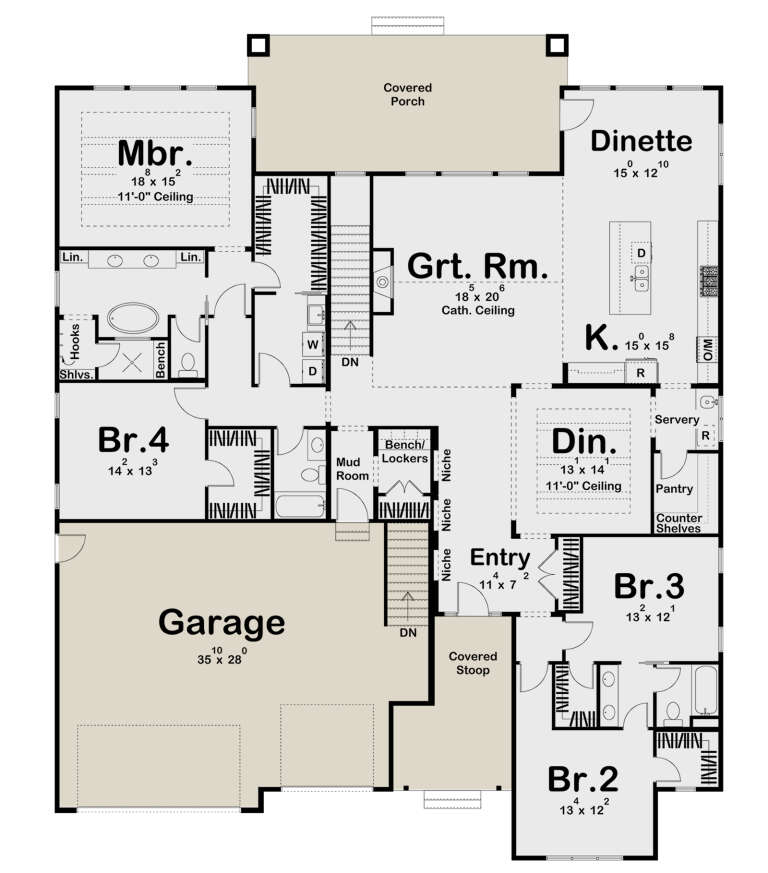 House Plan House Plan #27945 Drawing 1