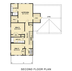 Second Floor for House Plan #4351-00049