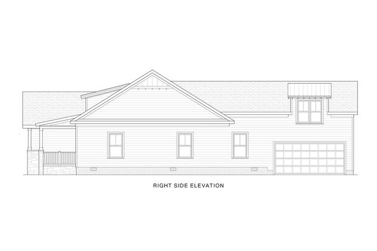 Country House Plan #4351-00050 Elevation Photo