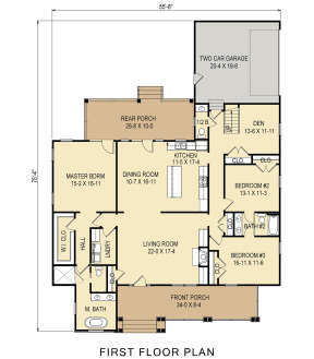 Main Floor  for House Plan #4351-00050