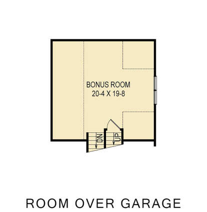 Bonus Room for House Plan #4351-00050