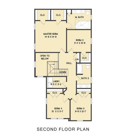 Second Floor for House Plan #4351-00051