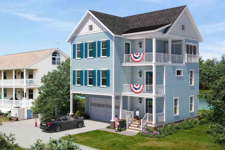 House Plan House Plan #27949 Front Elevation 