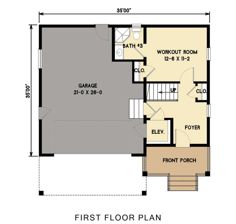House Plan House Plan #27949 Drawing 1