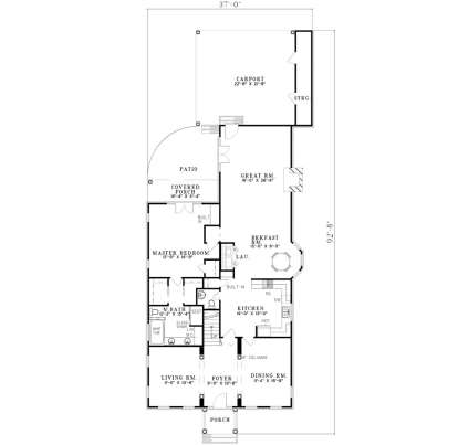 Main Floor for House Plan #110-00010