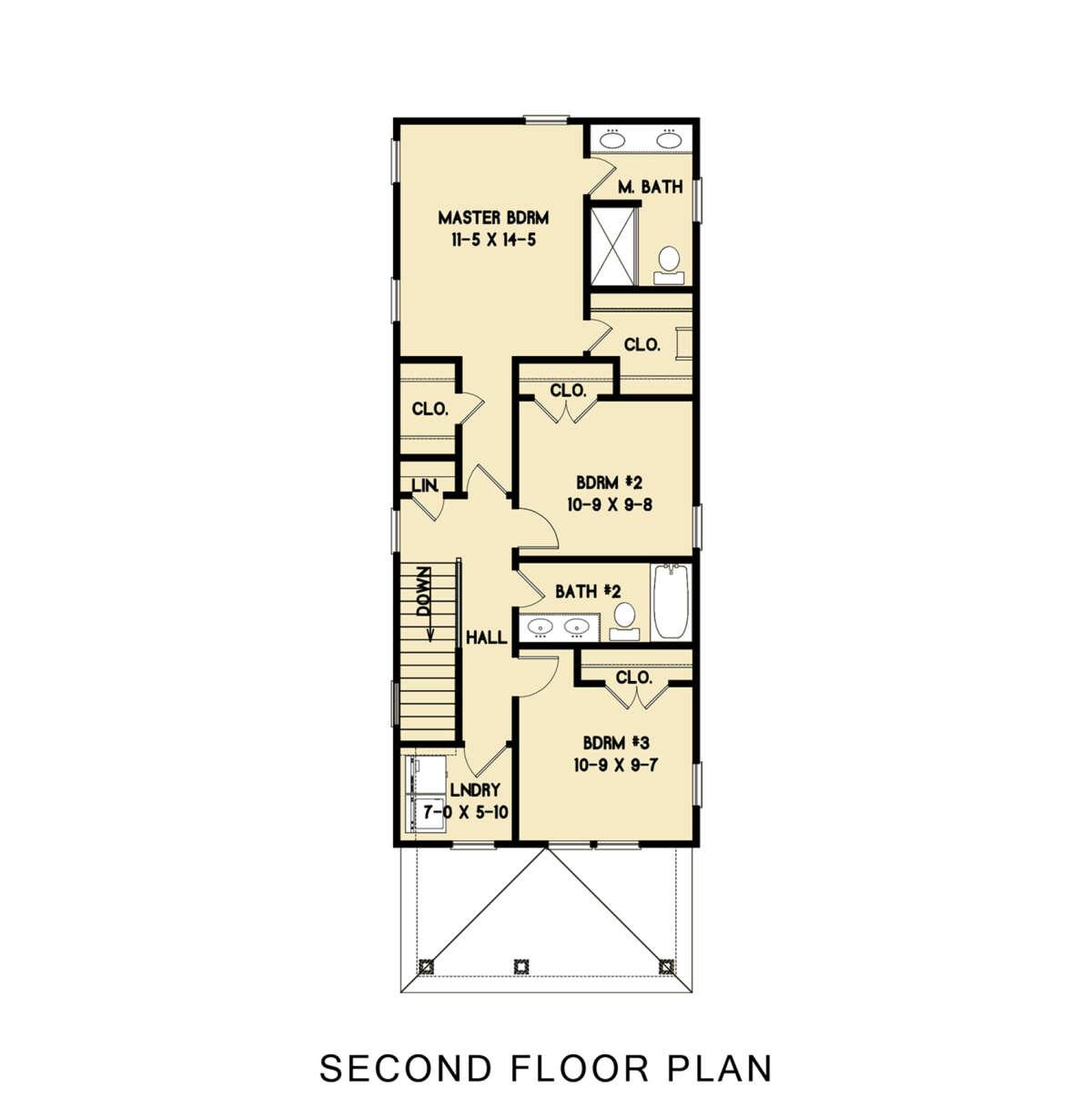 Second Floor for House Plan #4351-00053