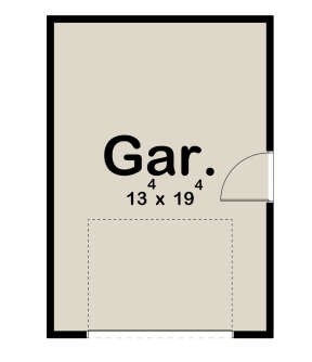 Garage Floor for House Plan #963-00689