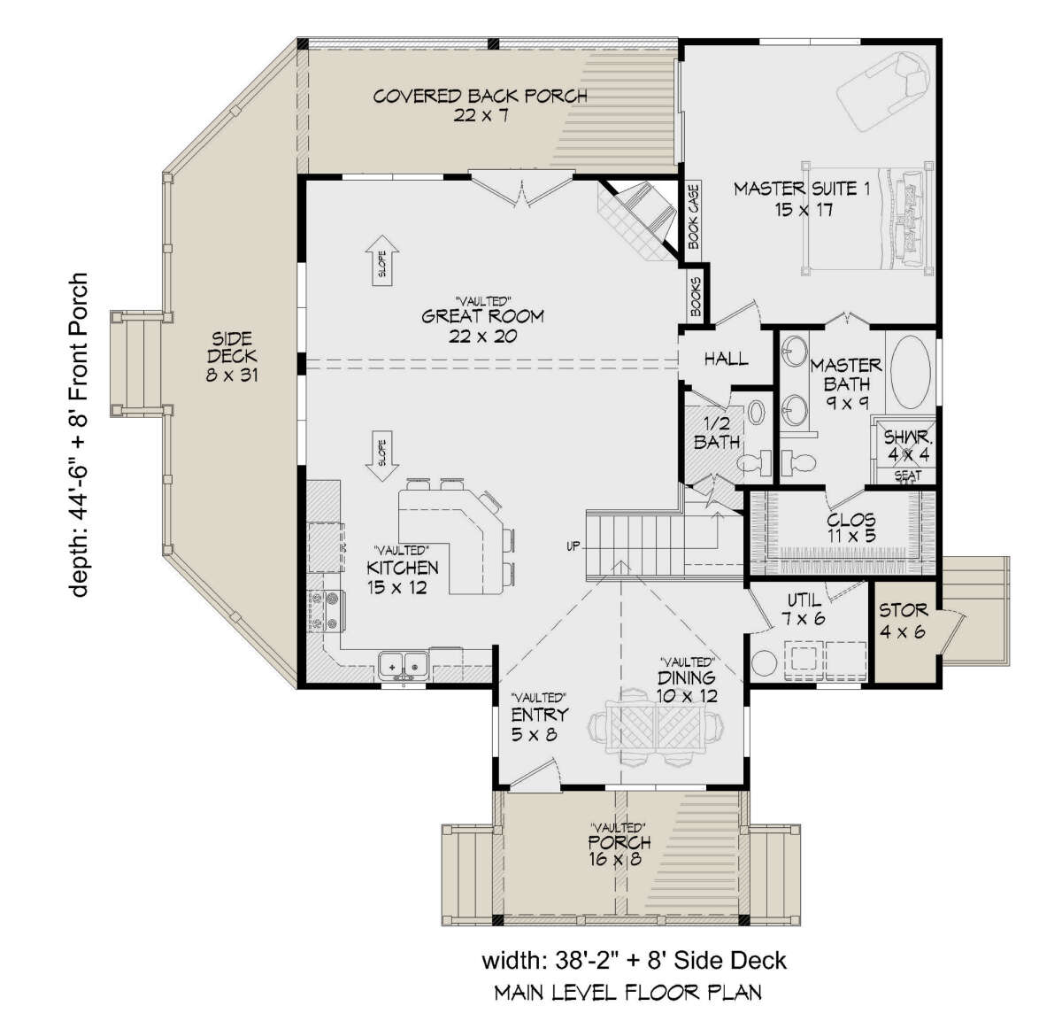 Craftsman Plan: 1,900 Square Feet, 3 Bedrooms, 2.5 Bathrooms - 940-00647