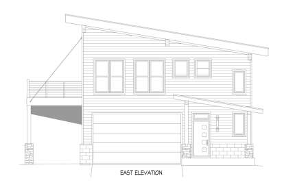 Modern House Plan #940-00649 Elevation Photo