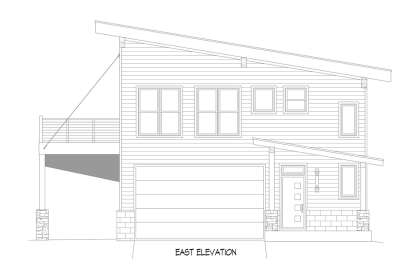 Modern House Plan #940-00649 Elevation Photo