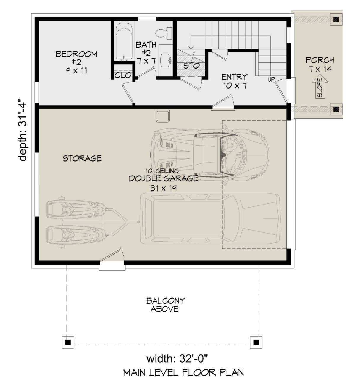 First Floor for House Plan #940-00649