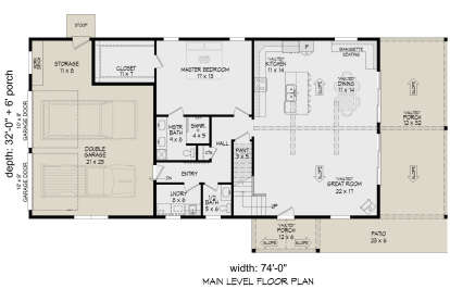 Main Floor  for House Plan #940-00650