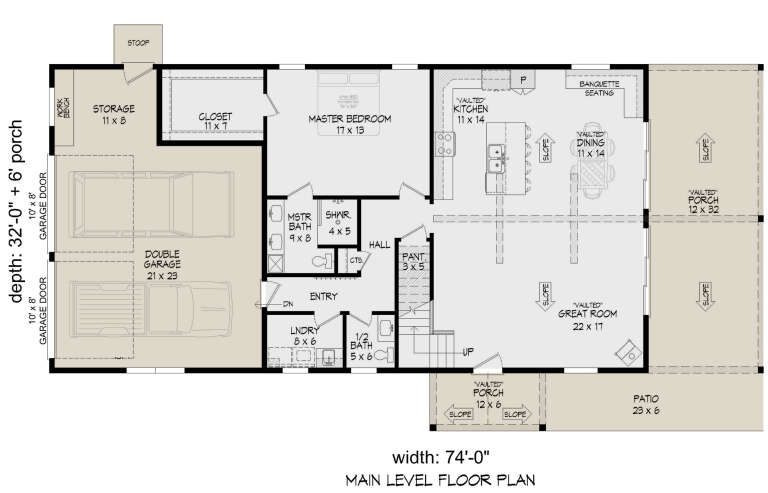 House Plan House Plan #27957 Drawing 1