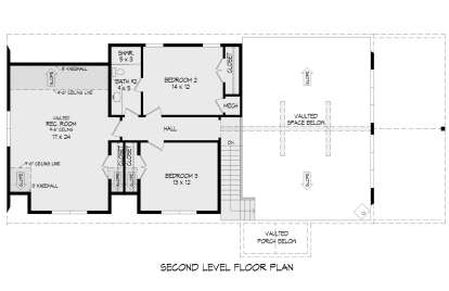 Second Floor for House Plan #940-00650