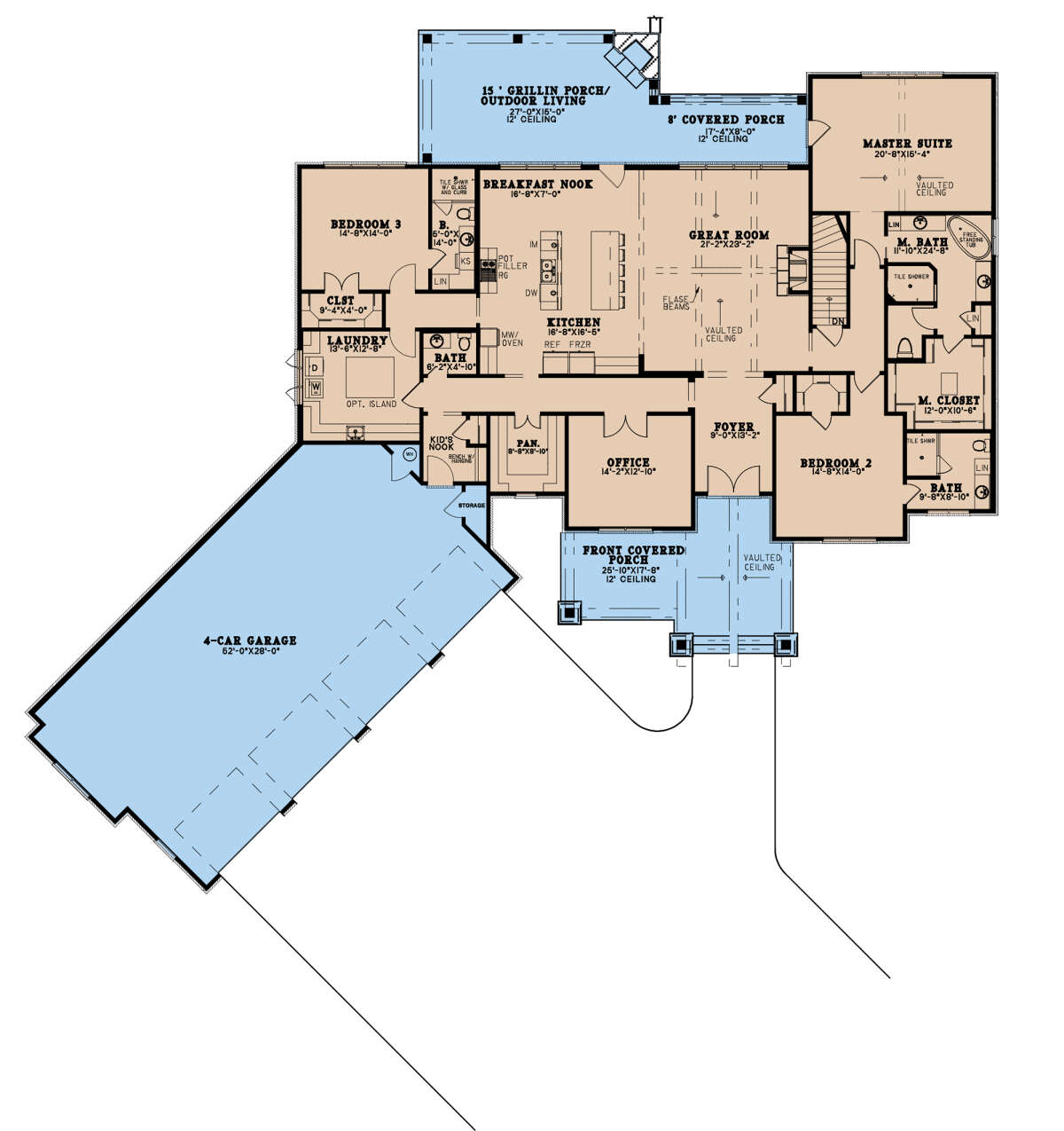 Main Floor  for House Plan #8318-00297