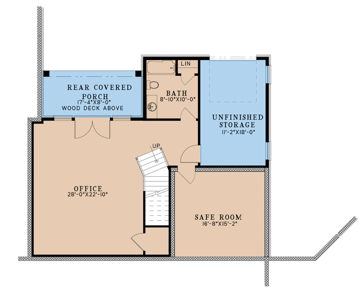 Basement for House Plan #8318-00297