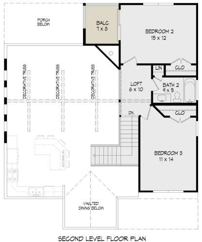 House Plan House Plan #27959 Drawing 2