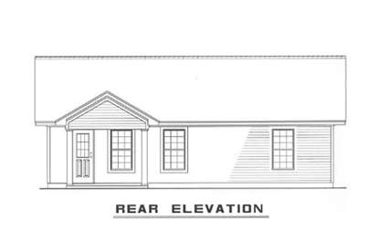 Ranch House Plan #110-00011 Elevation Photo