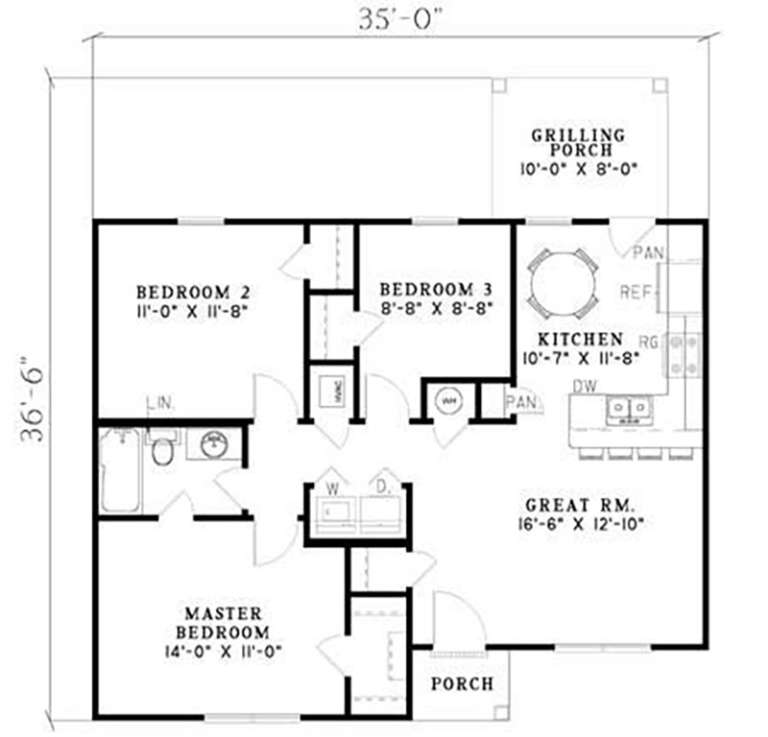 House Plan House Plan #2796 Drawing 1