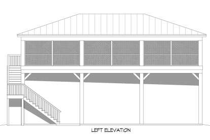 Lake Front House Plan #940-00652 Elevation Photo