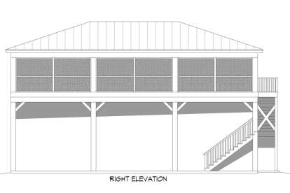 Lake Front House Plan #940-00652 Elevation Photo