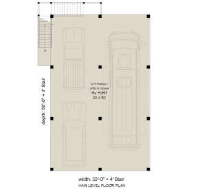Garage Floor for House Plan #940-00652