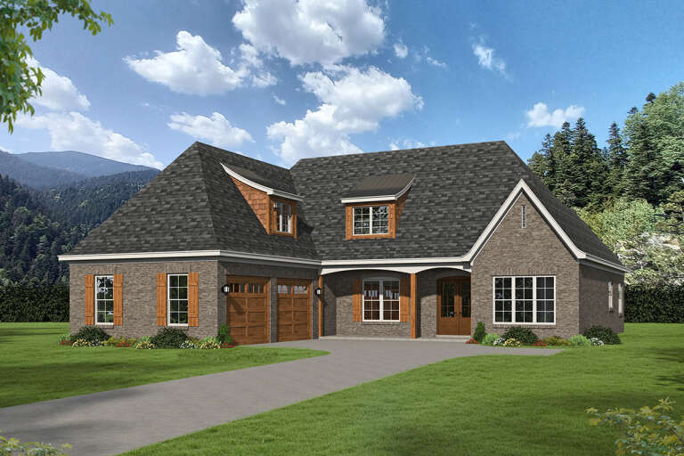 House Plan House Plan #27961 Front Elevation 