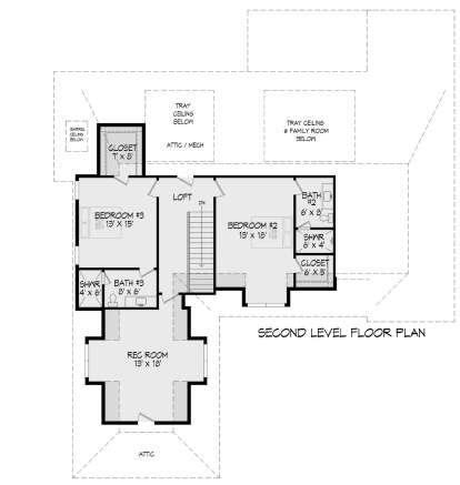 Second Floor for House Plan #940-00653
