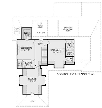 Second Floor for House Plan #940-00653