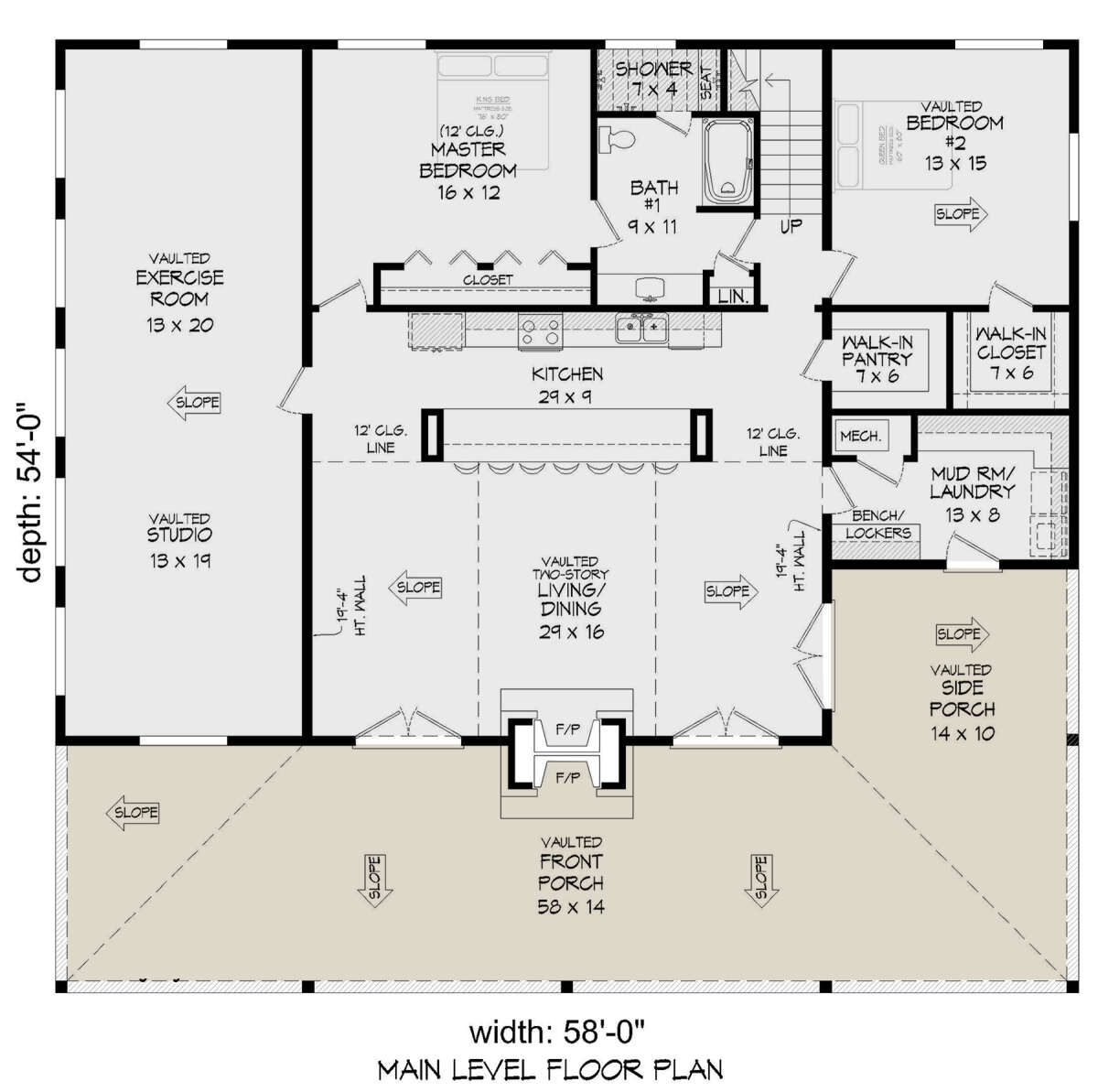Main Floor  for House Plan #940-00654