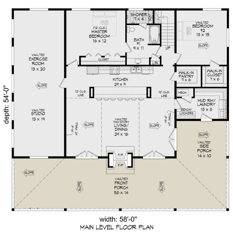 House Plan House Plan #27962 Drawing 1