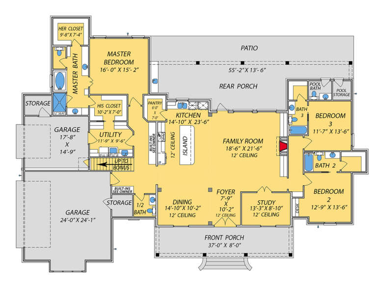 House Plan House Plan #27963 Drawing 1