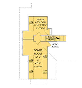 Bonus Room for House Plan #9279-00052