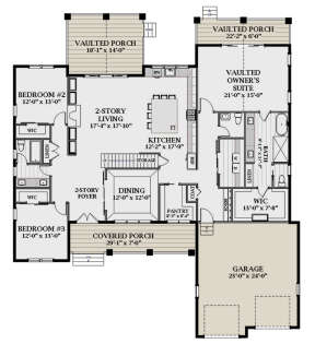 Main Floor  for House Plan #6849-00133
