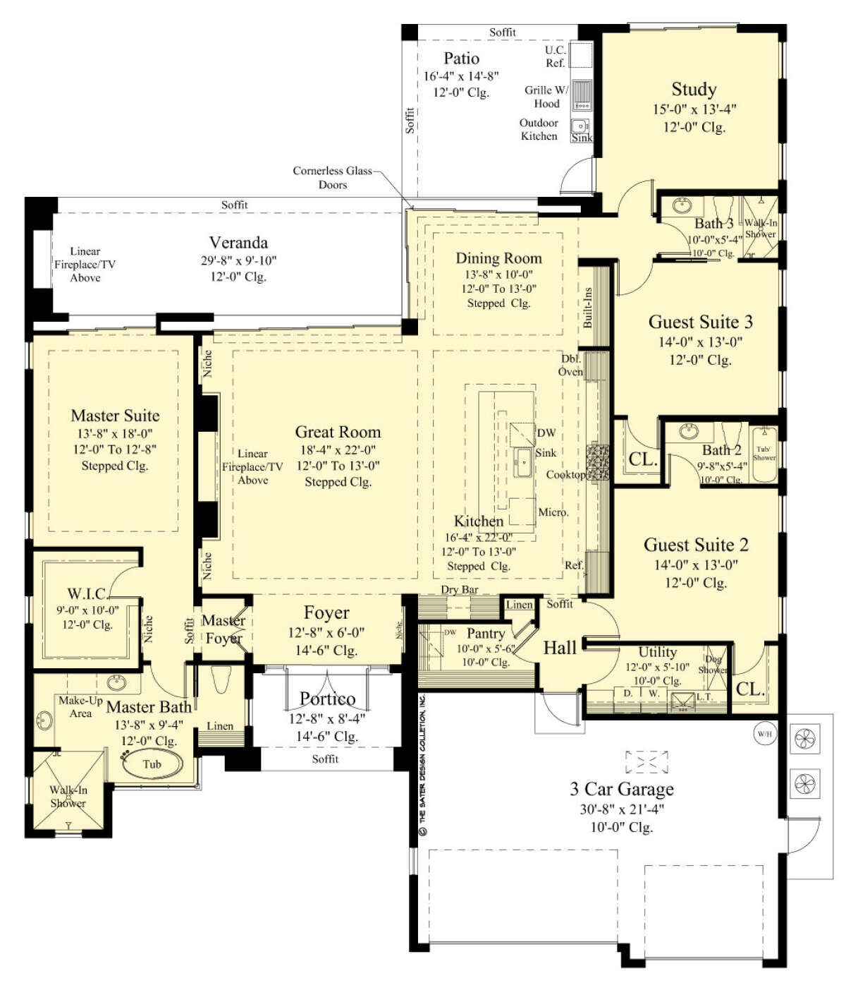 Main Floor  for House Plan #8436-00104