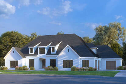 European House Plan #8318-00298 Elevation Photo