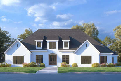 European House Plan #8318-00298 Elevation Photo