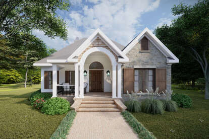 House Plan House Plan #27969 Front Elevation 