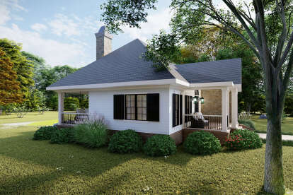 Cottage House Plan #8687-00013 Elevation Photo