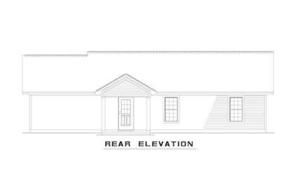 Ranch House Plan #110-00012 Elevation Photo