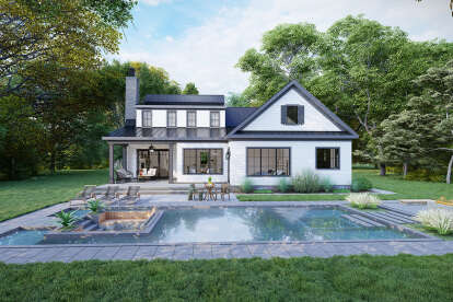 Cottage House Plan #8687-00014 Elevation Photo