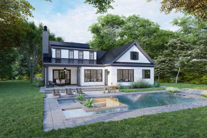 Cottage House Plan #8687-00014 Elevation Photo