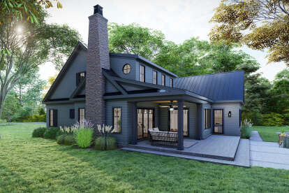 Cottage House Plan #8687-00014 Elevation Photo