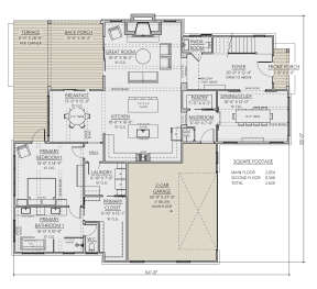 Main Floor  for House Plan #8687-00014