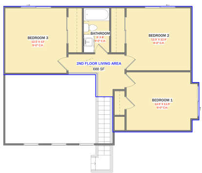 House Plan House Plan #27972 Drawing 2