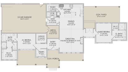 Main Floor  for House Plan #6422-00001