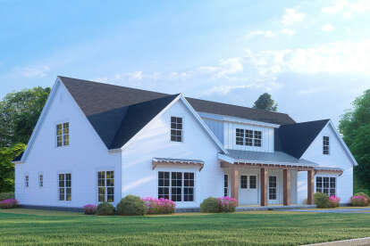 Modern Farmhouse House Plan #8318-00299 Elevation Photo