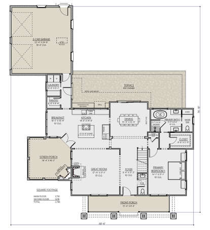 House Plan House Plan #27976 Drawing 1
