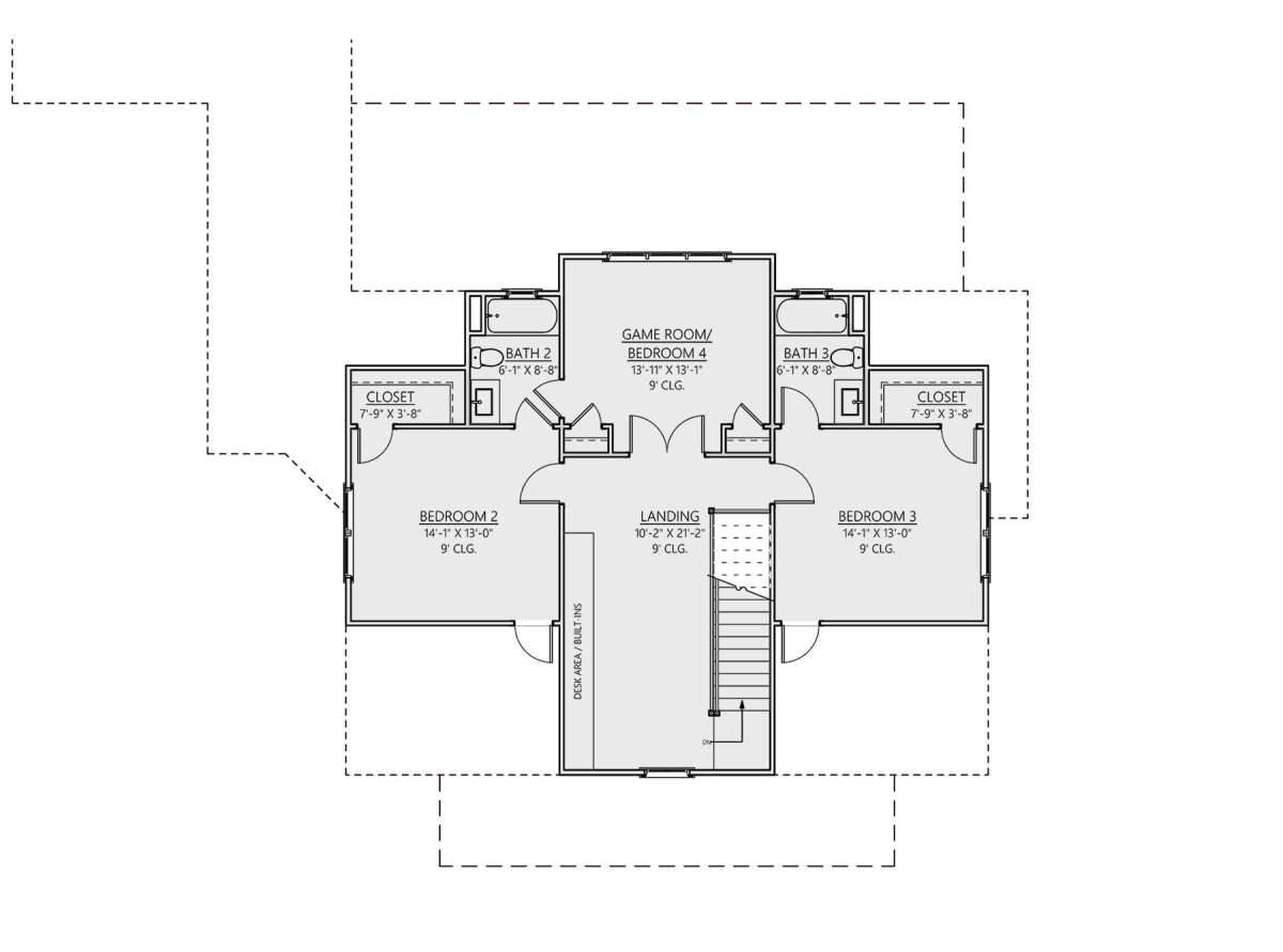 Second Floor for House Plan #8687-00015