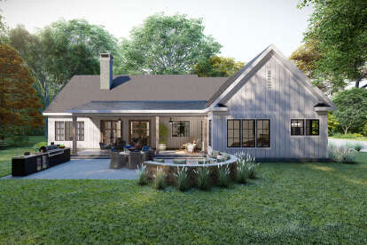 Modern Farmhouse House Plan #8687-00016 Elevation Photo